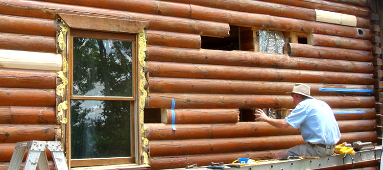 Log Home Repair Calhoun County, Georgia